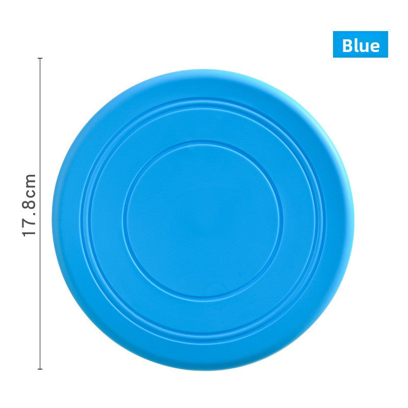 Soft Rubber Dog Frisbee Chew Toy