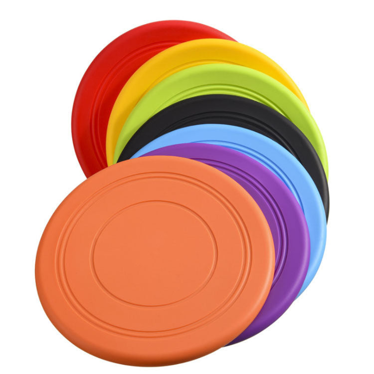 Soft Rubber Dog Frisbee Chew Toy