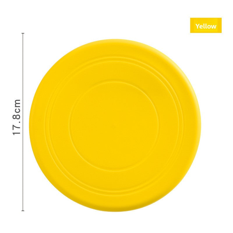 Soft Rubber Dog Frisbee Chew Toy