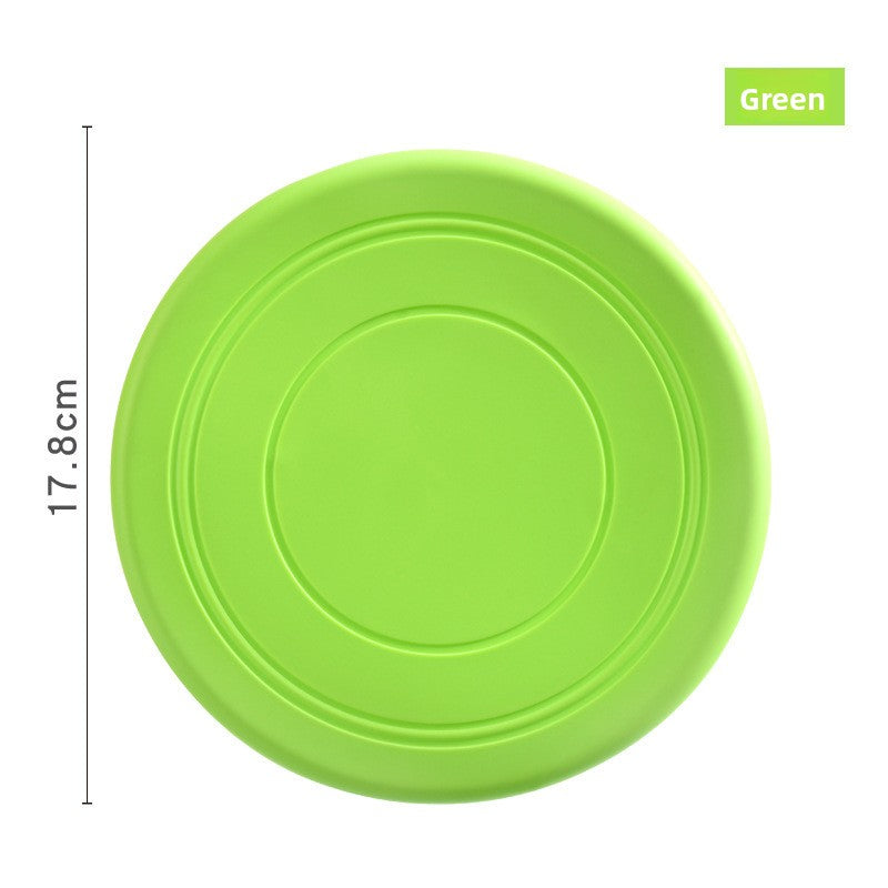 Soft Rubber Dog Frisbee Chew Toy